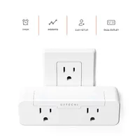 Satechi Dual Smart Plug - White