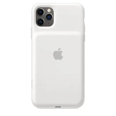 Apple iPhone 11 Pro Max Smart Battery Case with Wireless Charging - White