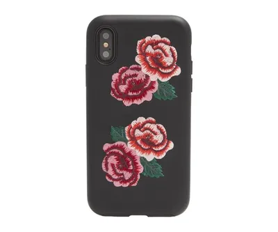 Sonix Embroidered Case for iPhone XS/X - Flora