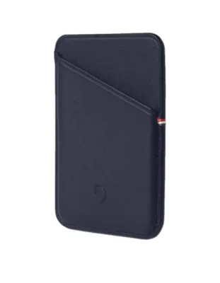 Decoded Leather Card Case - Navy - Made for MagSafe