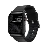 Nomad 38mm/40mm Modern Strap for Apple Watch - Black Hardware / Black Leather