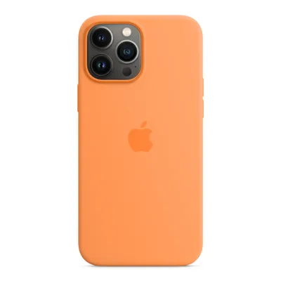 Apple iPhone 13 Pro Max Silicone Case with MagSafe – Marigold