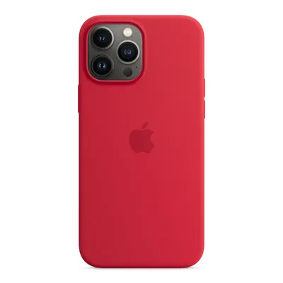 Apple iPhone 13 Pro Max Silicone Case with MagSafe – (PRODUCT)RED