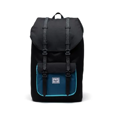 Herschel Little America Backpack - Black/Blue Ashes/Blue Curacao