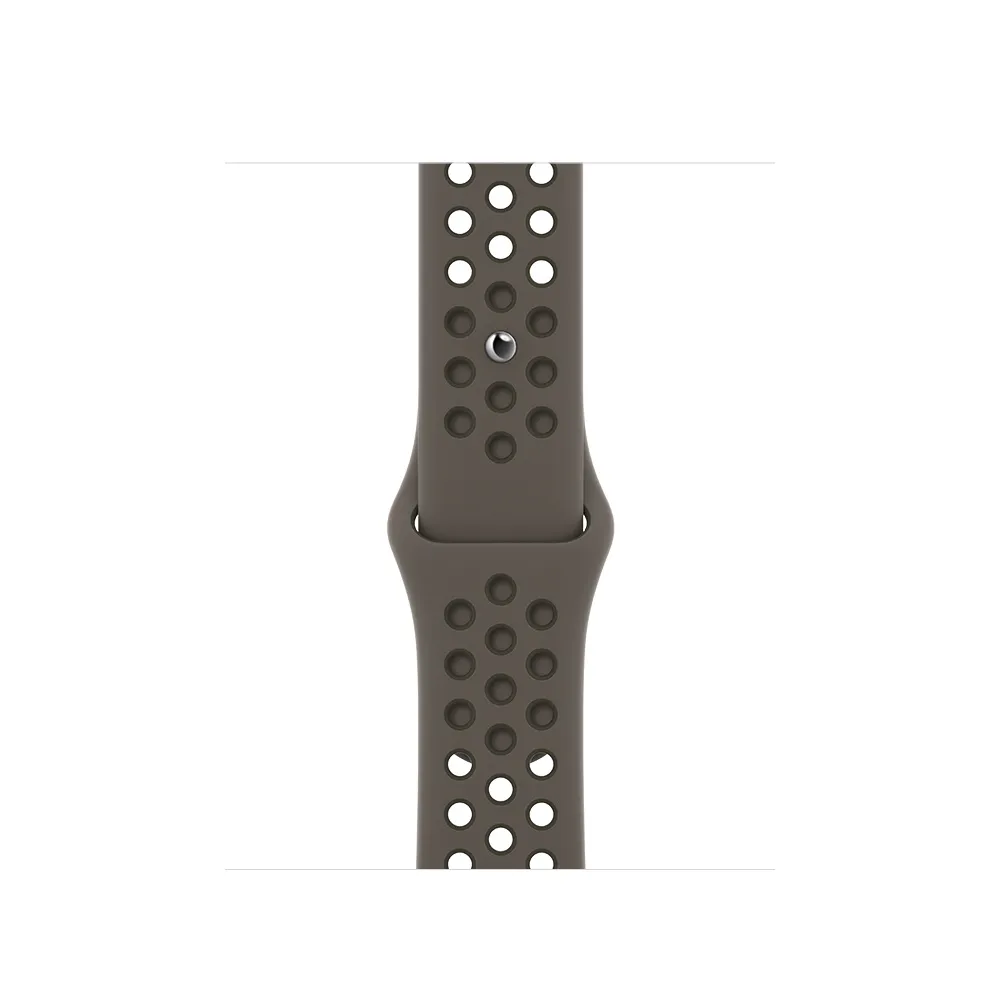 Apple 45mm Midnight Olive Gray/Cargo Khaki Nike Sport Band