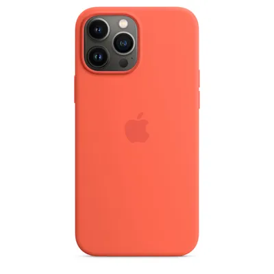 Apple iPhone 13 Pro Max Silicone Case with MagSafe – Nectarine