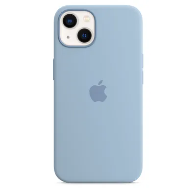 Apple iPhone 13 Silicone Case with MagSafe – Blue Fog