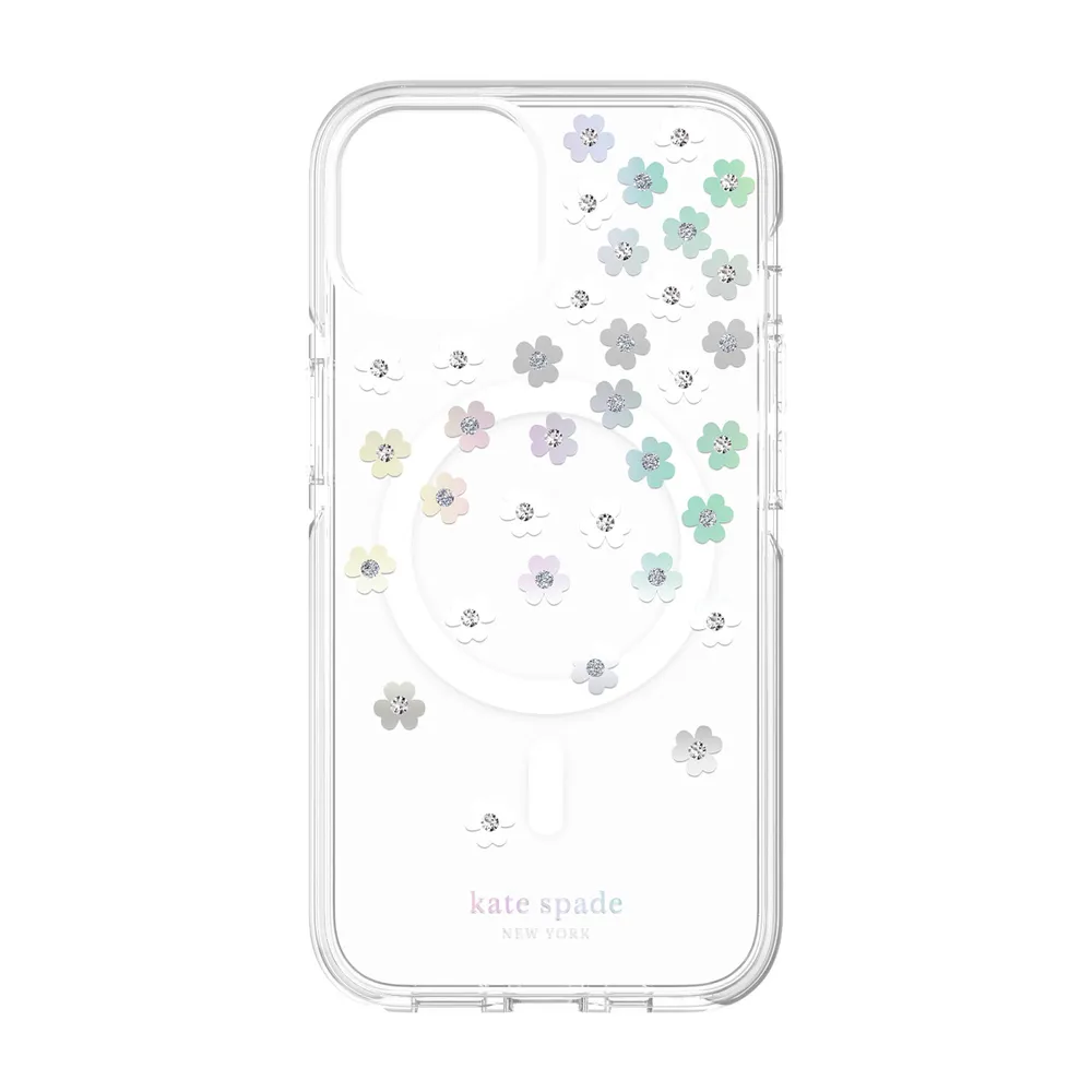 kate spade Defensive Hardshell Case with MagSafe for iPhone 14 - Scattered Flowers