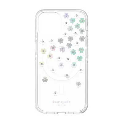 kate spade Defensive Hardshell Case with MagSafe for iPhone 14 - Scattered Flowers