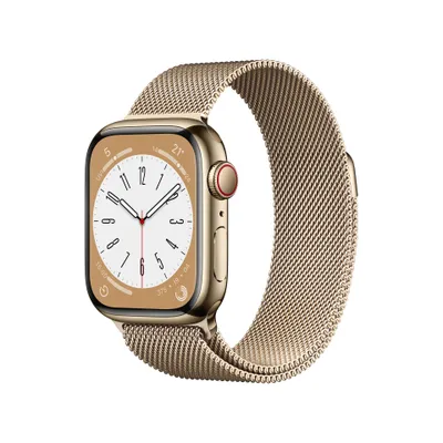 Apple Watch Series 8 Gold Stainless Steel Case