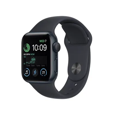 Apple Watch SE (2nd Gen) Midnight Aluminium Case with Midnight Sport Band 40MM - Open Box