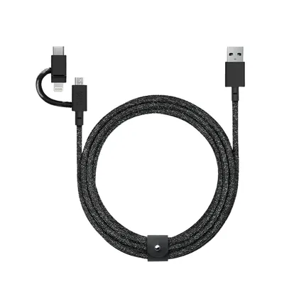 Native Union Universal Cable 1.8M - USB-C Combo to Lightning and USB-C - Cosmos