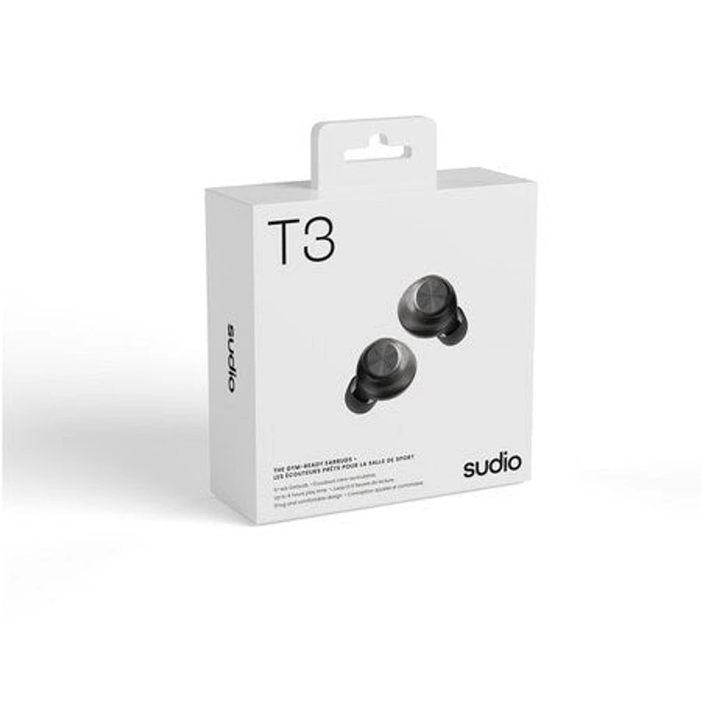 T3 Wireless Earbuds Black