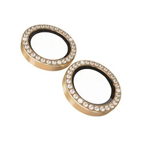 Aluminum Ring Lens Protector Set In Stone Gold for iPhone 16/16 Plus