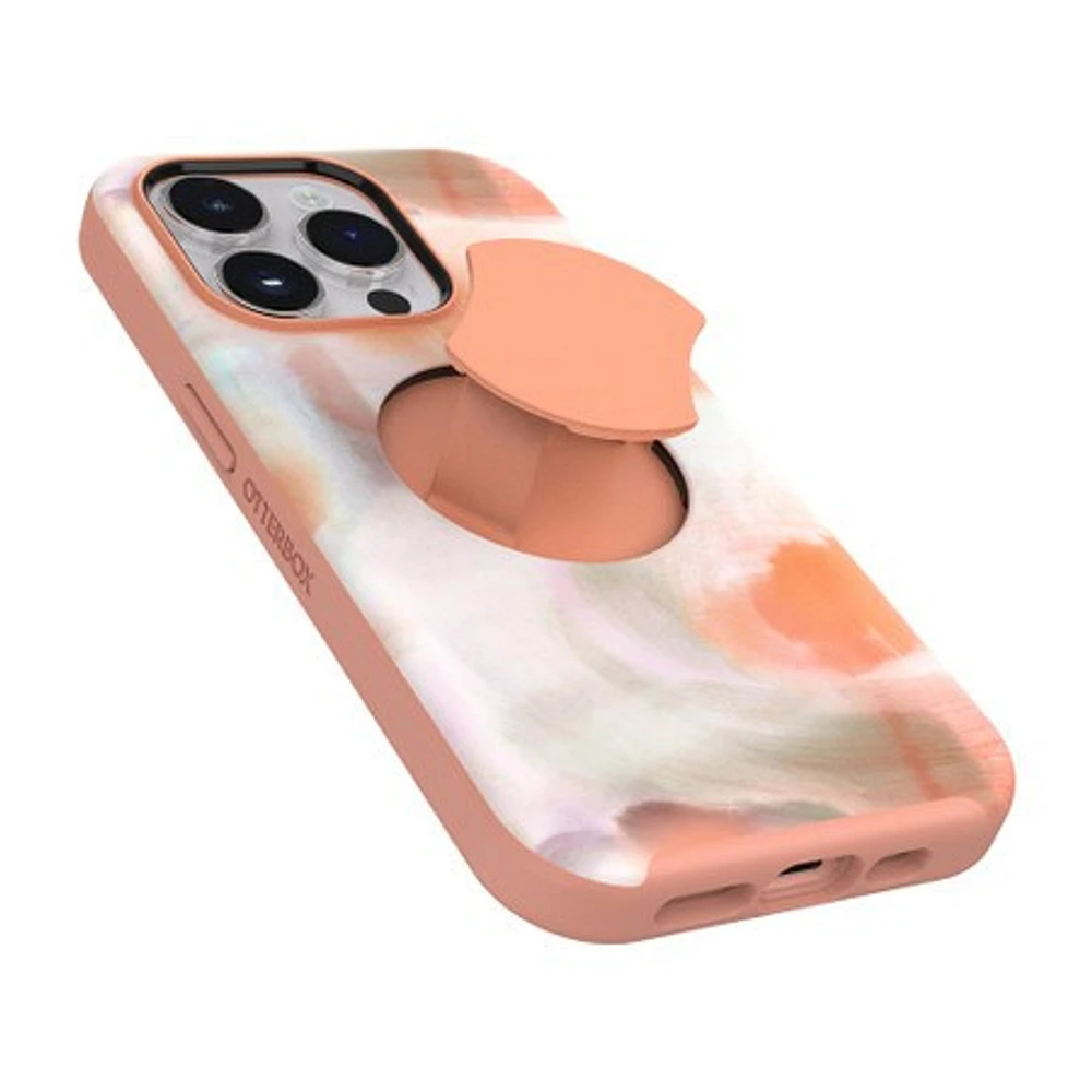 OtterGrip Symmetry Case Peaches for iPhone 14 Pro