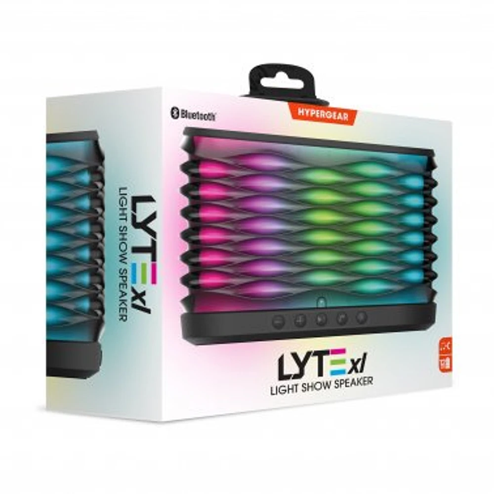 HyperGear LYTE XL Wireless LED Speaker - Black