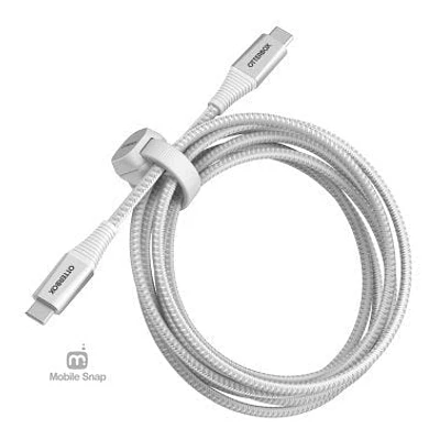 Otterbox 200cm USB-C to USB-C Premium Pro PD Charge and Sync Cable - White