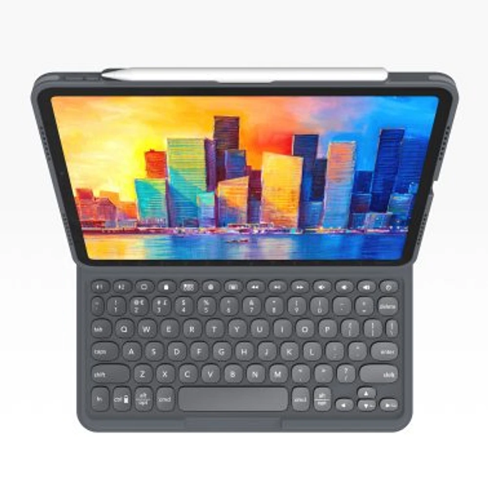 iPad 10.9 2022 ZAGG Pro Keys Keyboard - Charcoal