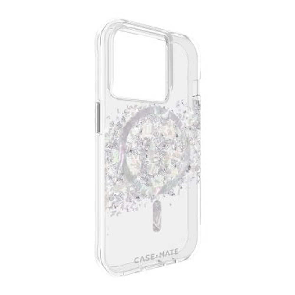 iPhone 13/14/15 Variations Case-Mate Karat MagSafe Case - Touch of Pearl