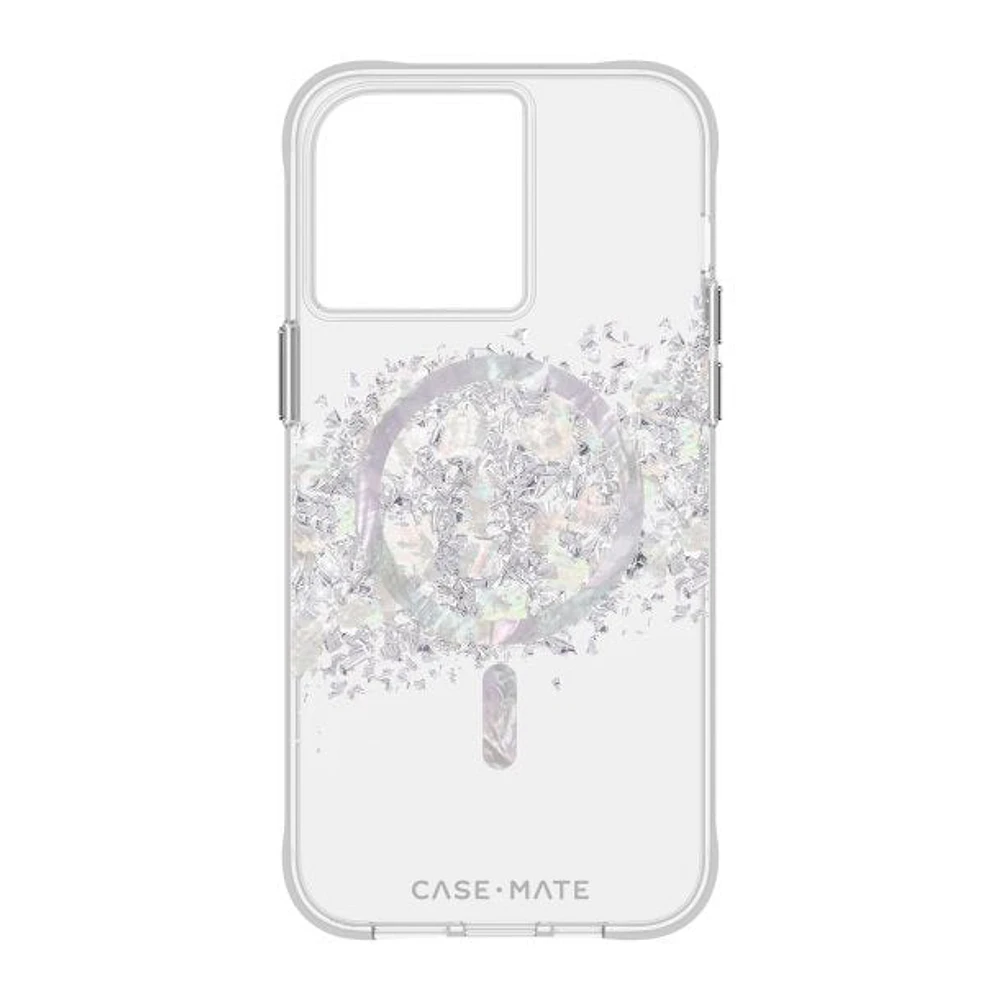 iPhone 13/14/15 Variations Case-Mate Karat MagSafe Case - Touch of Pearl