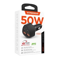 HyperGear SpeedBoost 50W Car Charger