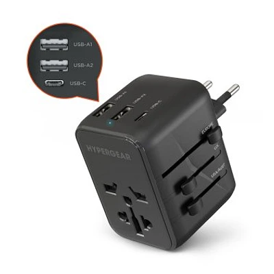 HyperGear 15W WorldCharge Universal Travel Adapter