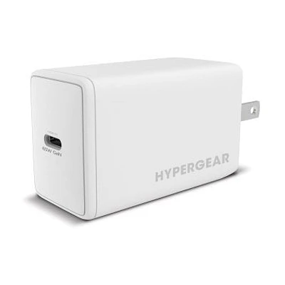 HyperGear 65W SpeedBoost GaN USB-C PD Wall Charger with PPS - White