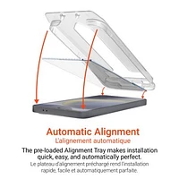 Samsung Galaxy S24 HyperGear HD Tempered Glass Screen Protector w/ Easy Installation Applicator Tray