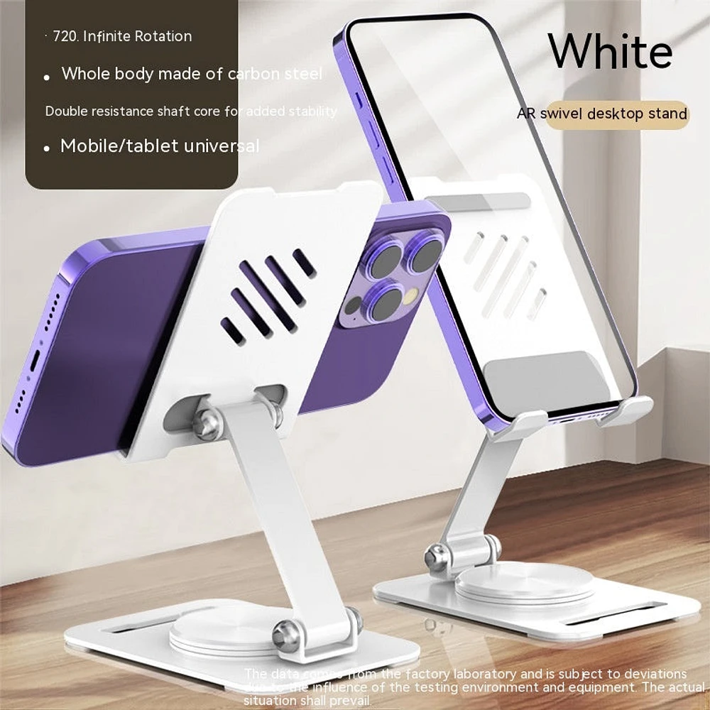 360 Degrees Rotate Metal Desk Mobile Phone Holder Stand For Pad Adjustable Desktop Tablet Holderl Table Cell