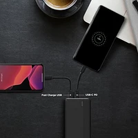 HyperGear 10000mAh 20W Single Port USB-C + 18W Single Port USB-A Portable Power Bank