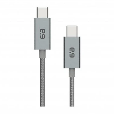 PureGear Space Grey (120cm) USB-C to USB-C Braided Charge and Sync Cable