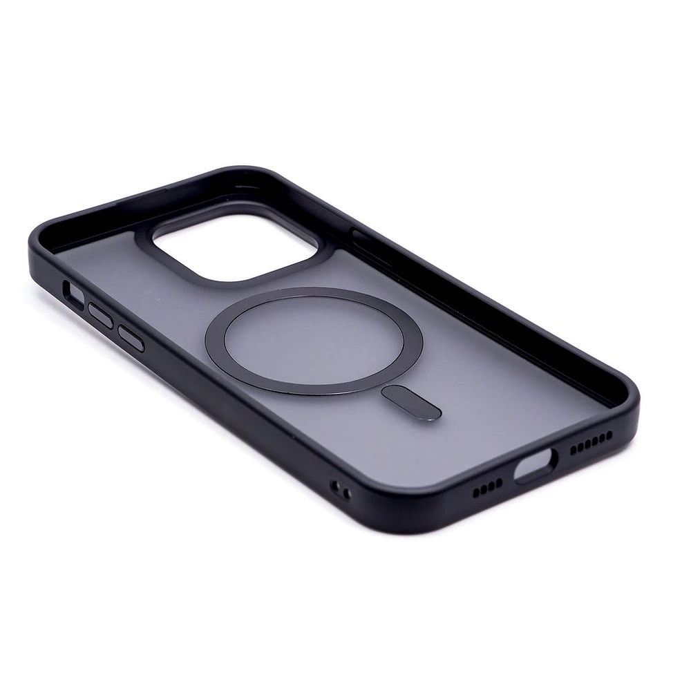 iPhone 14 Pro Aura Black Case w/Magsafe -PREMIUM ALLOY BUTTONS BULK