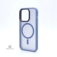 iPhone 14/13 Aura Indigo Baby Blue Case w/Magsafe - PREMIUM ALLOY BUTTONS BULK