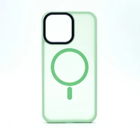 iPhone 14/13 Aura Mint Green Case w/Magsafe - PREMIUM ALLOY BUTTONS BULK