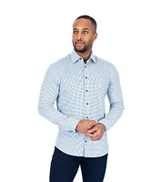 Performance Stretch Fancy Neat Dress Shirt - Green