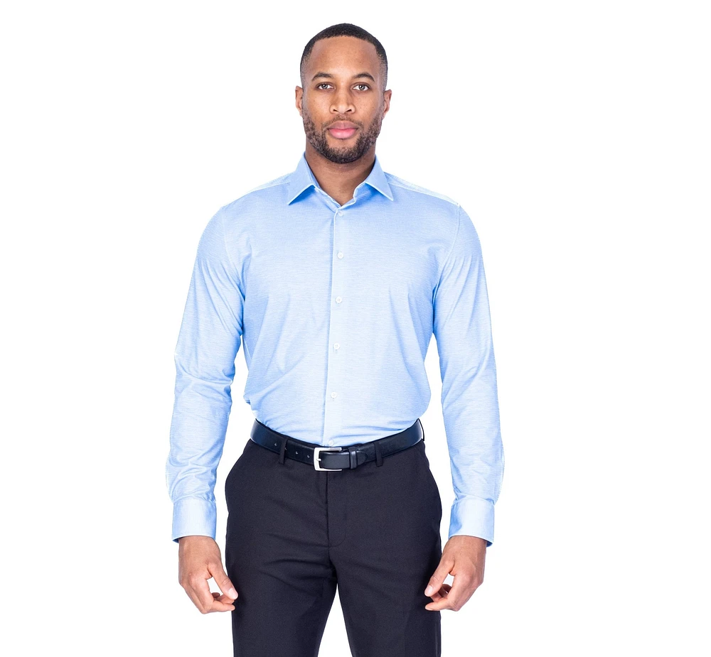 Performance Stretch Solid Dress Shirt