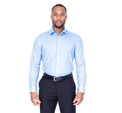 Performance Stretch Solid Dress Shirt