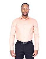 Performance Stretch Solid Dress Shirt - Mango