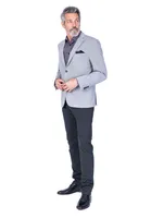 Diagonal Twill 1/2 Lined Blazer