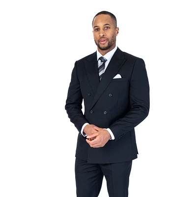 Double-Breasted X-Slim Solid Suit