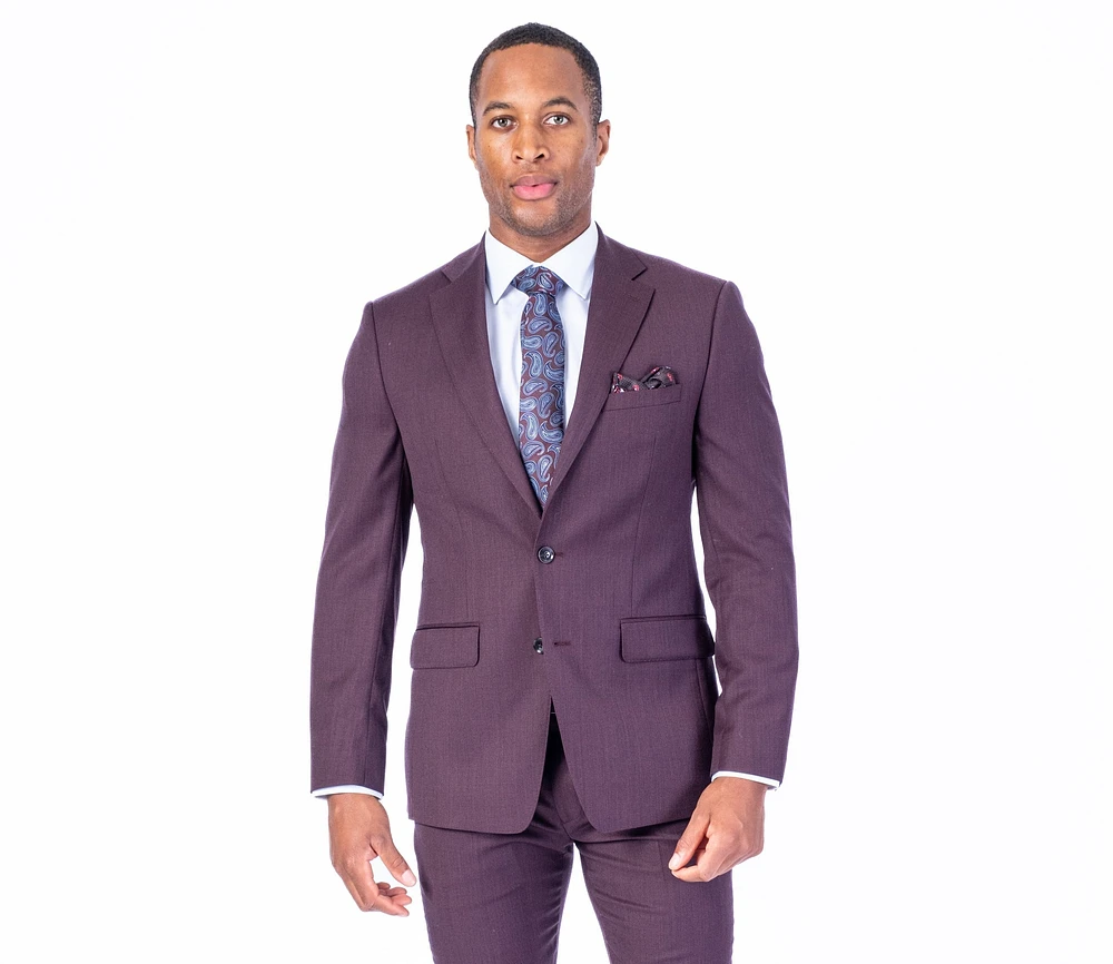 X-Slim Textured Suit