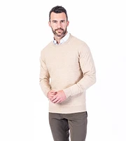 Crew Neck Tonal Sweater