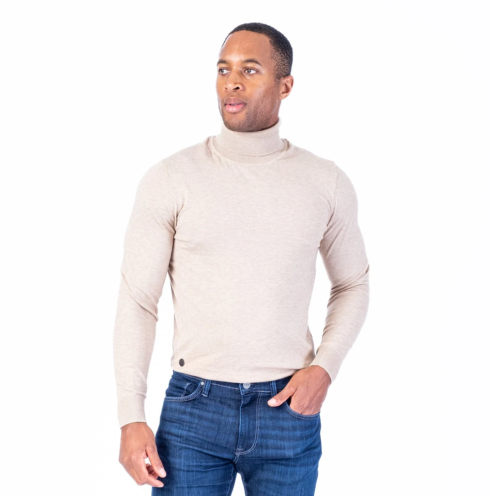 Turtleneck Sweater - Beige