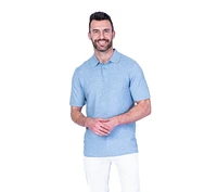 Textured Polo - Light Blue