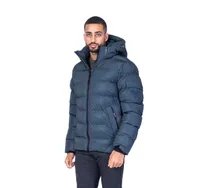 Matte Shine Puffer Coat (-30 Degree Rated) - Blue