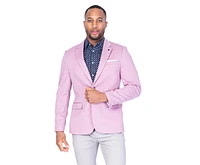 Textured Sports Jacket - Pink