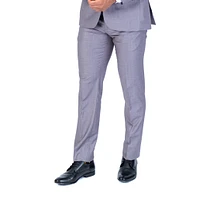 Solid Dress Pant Separate - Silver
