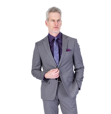 X-Fit Solid Stretch Suit - Grey