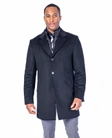 Wool & Cashmere 3/4 Double-Collar Topcoat