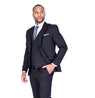 Modern Fit 3pc Solid Suit